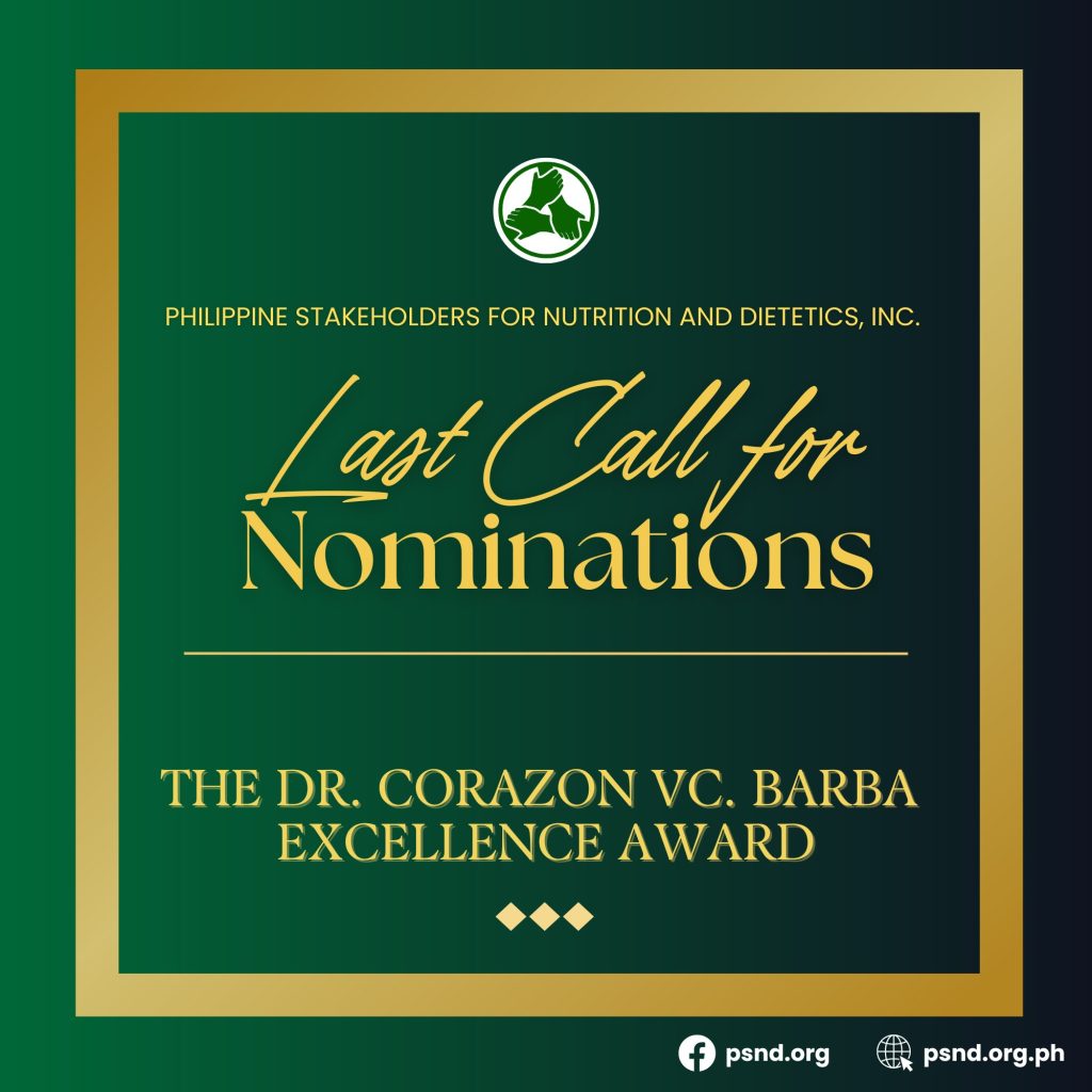 Final Call for Nominations